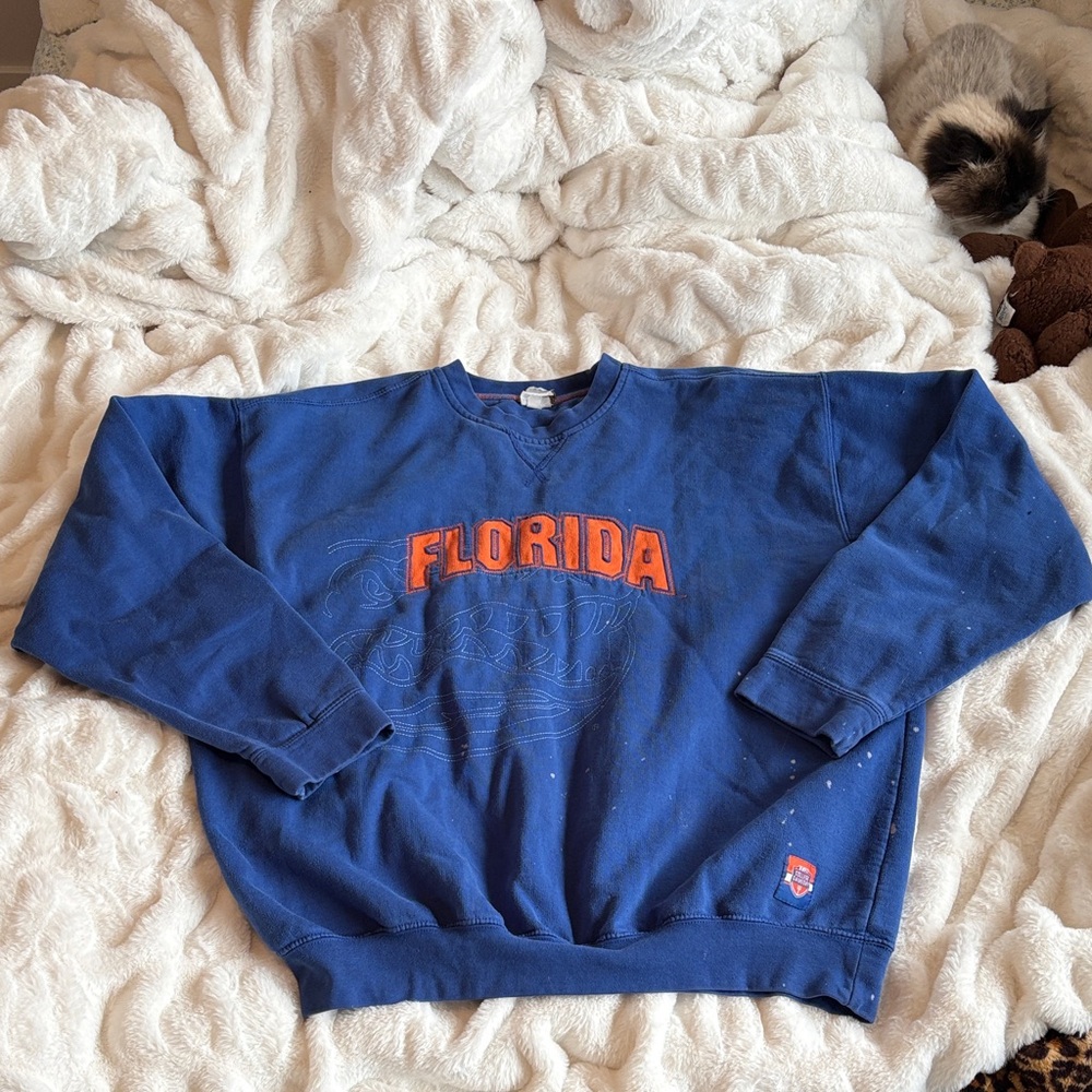Florida Men's Crewneck Sweater - Blue